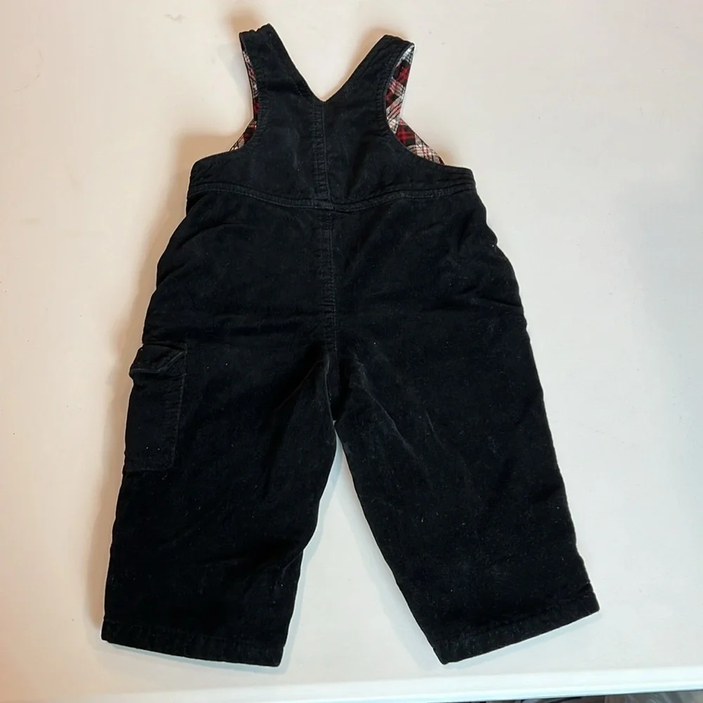 Children’s Place -‎ 3-6m unisex reindeer velour/velvet overalls